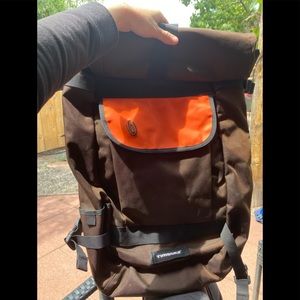 Timbuk2 roll-top backpack. Cavernous!